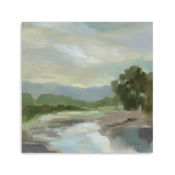 Sage Lake Canvas Art Print, 30x30