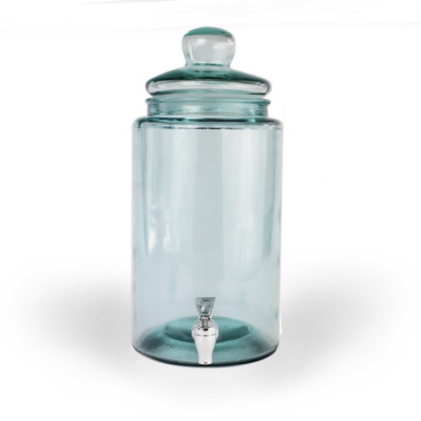 Blue Recycled Glass Beverage Dispenser Kirklands Home
