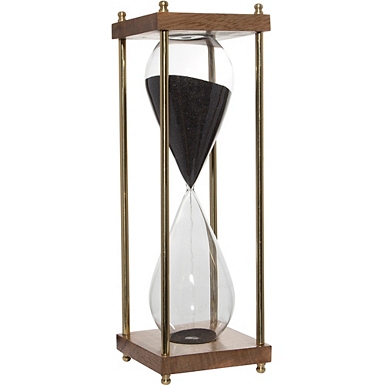 Bronze hourglass on 2025 stand