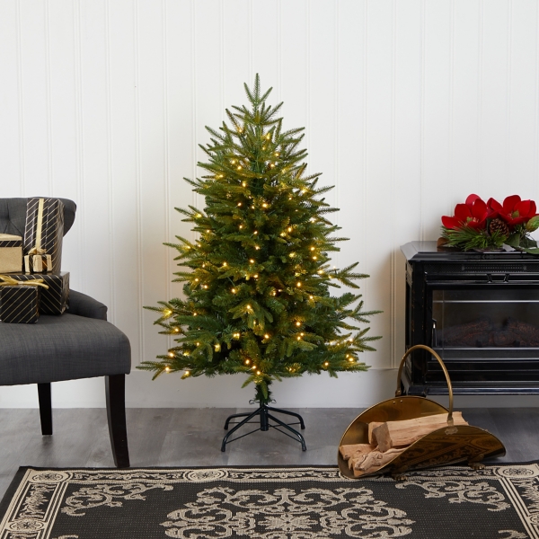 4 ft. Pre-lit Fir Christmas Tree