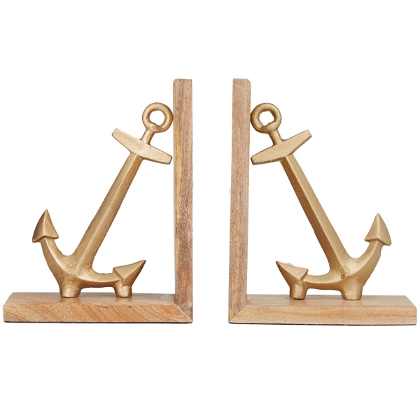 Brass Anchor Bookends, Set of 2 Kirklands Home