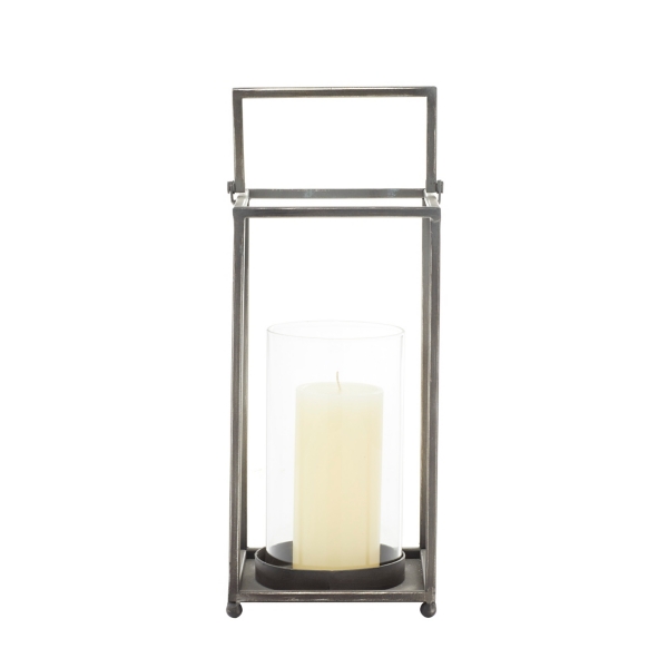 Black Metal Modern Lantern Kirklands Home