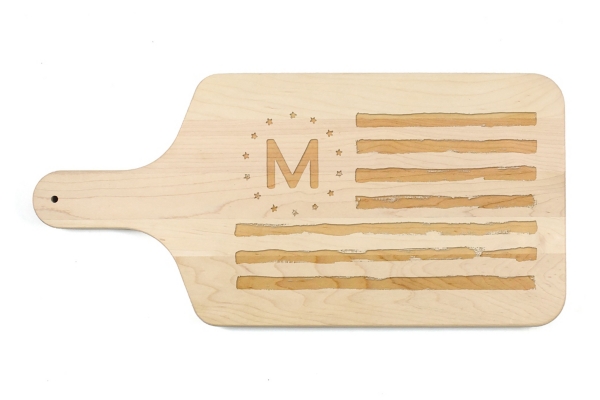 Personalized Flag Maple Wood Cutting Board Kirklands Home