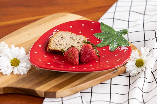 Strawberry Ceramic Platter