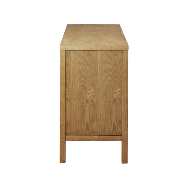 Brown Wood Layered Doors Cabinet