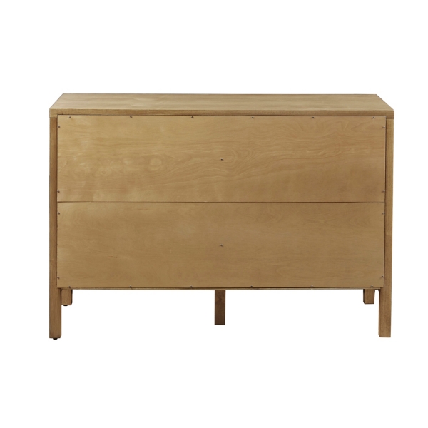 Brown Wood Layered Doors Cabinet