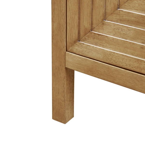 Brown Wood Layered Doors Cabinet