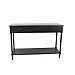 Black Geo 3-Drawer Console Table