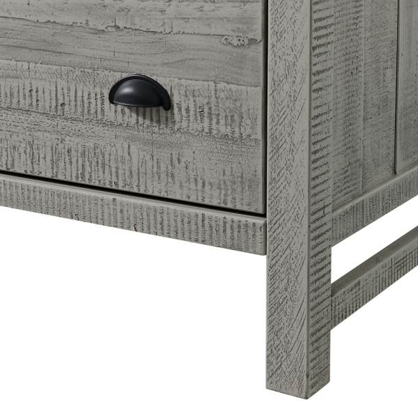 Arden Gray Wood 6-Drawer Dresser
