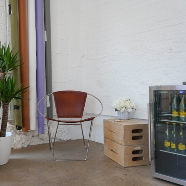 Cream Hydrangea Arrangement in Cement Planter