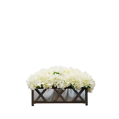 Green Eucalyptus Galvanized Centerpiece