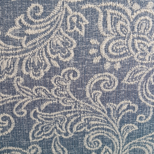 Blue Floral English Armchair