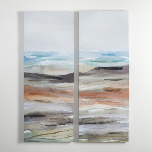 Watercolor Landscape Canvas Art Prints, Set of 2 Kirklands Home