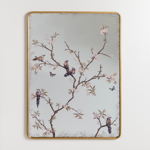 Persephone Birds & Branches Wall Mirror