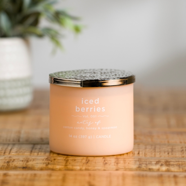 Iced Berries 3Wick Jar Candle Kirklands Home