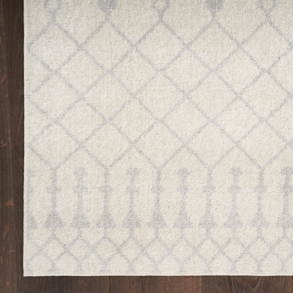 Ivory Moroccan Washable Area Rug