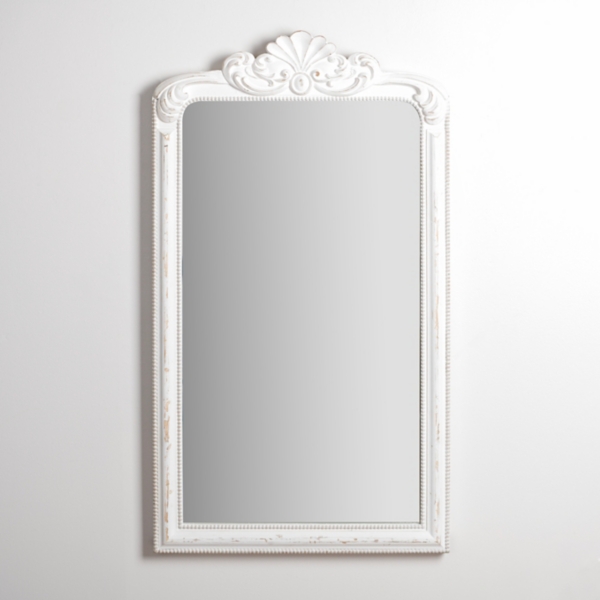 White Ornate Venus Wall Mirror Kirklands Home