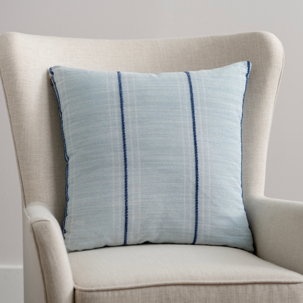 Blue Double Stripe Pillow Kirklands Home