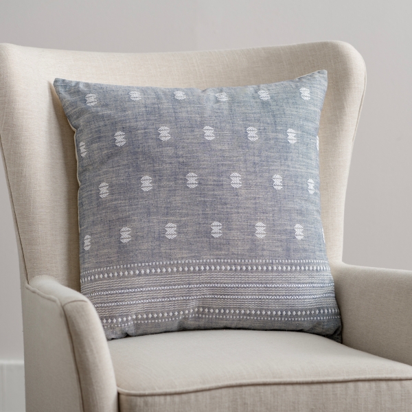 Carlyle Blue Pillow