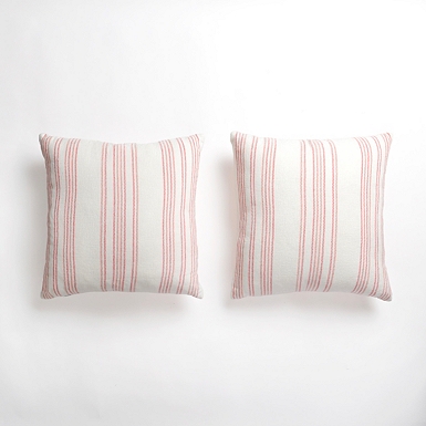 Pink textured throw store pillows