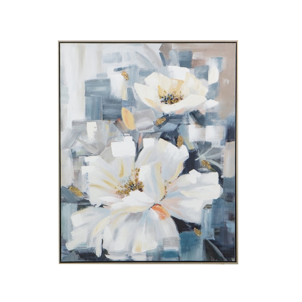 Baby Blue Magnolia Canvas Art Print | Kirklands Home