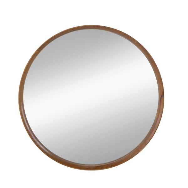 Round Natural Wood Mirror Kirklands Home