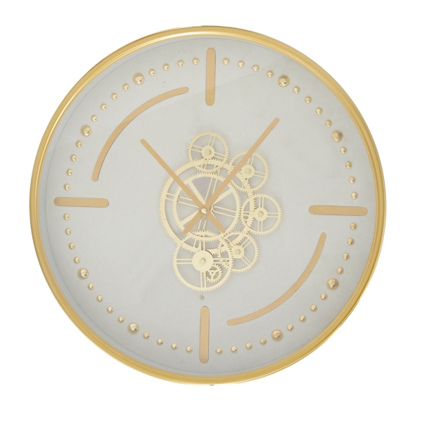 Round Gold Gears Wall Clock Kirklands Home