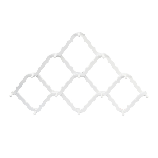 White Wood Trellis Wall Hooks Kirklands Home