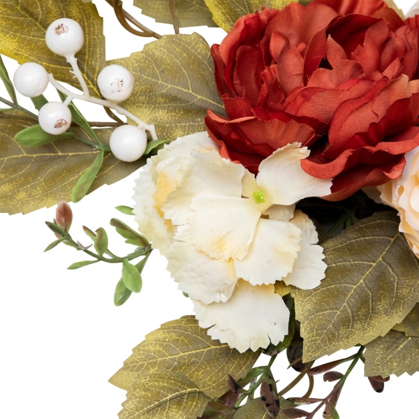 Harvest Floral Half Wreath