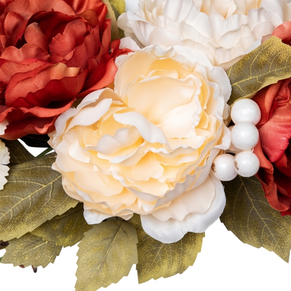 Harvest Floral Half Wreath