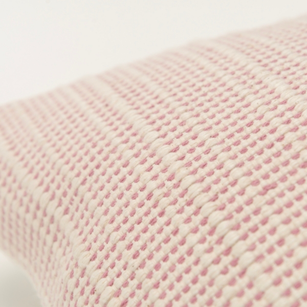 Pink Woven Throw Pillow