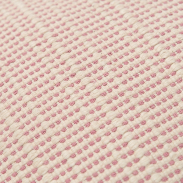 Pink Woven Throw Pillow