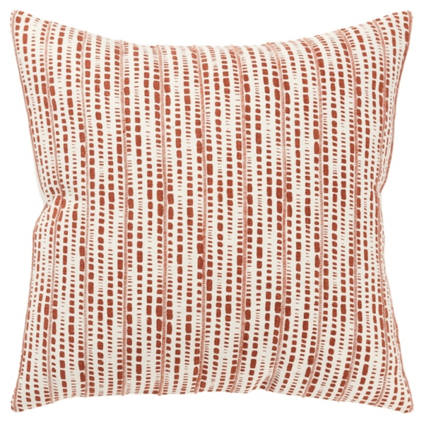 Terracotta Dash Print Throw Pillow Kirklands Home