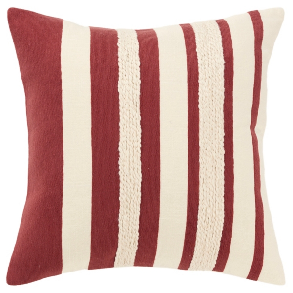 Red Asymmetrical Linear Throw Pillow Kirklands Home
