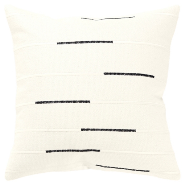 Woven Lines Throw Pillow
