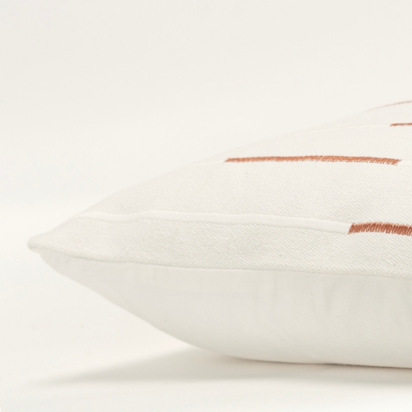 Woven Lines Throw Pillow