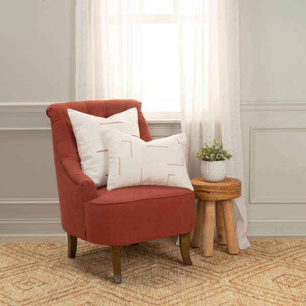 Woven Lines Throw Pillow