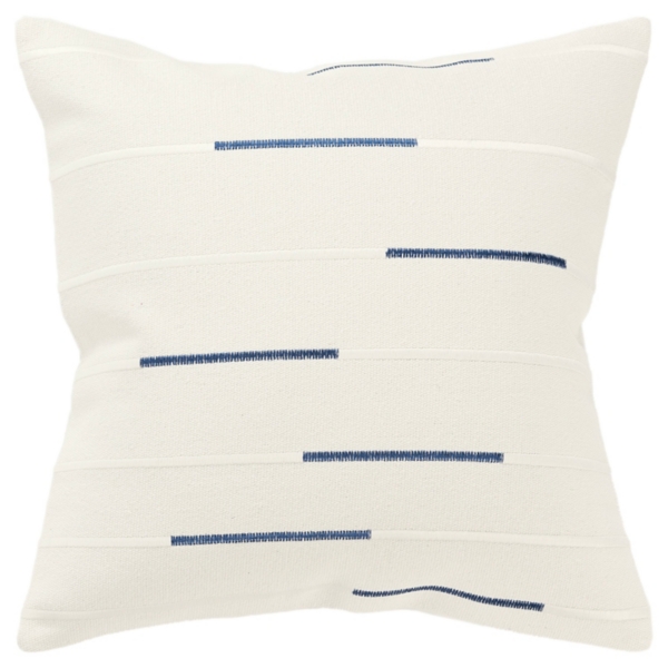 Blue Woven Lines Throw Pillow Kirklands Home