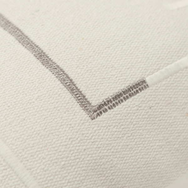 Geometric Woven Lines Throw Pillow