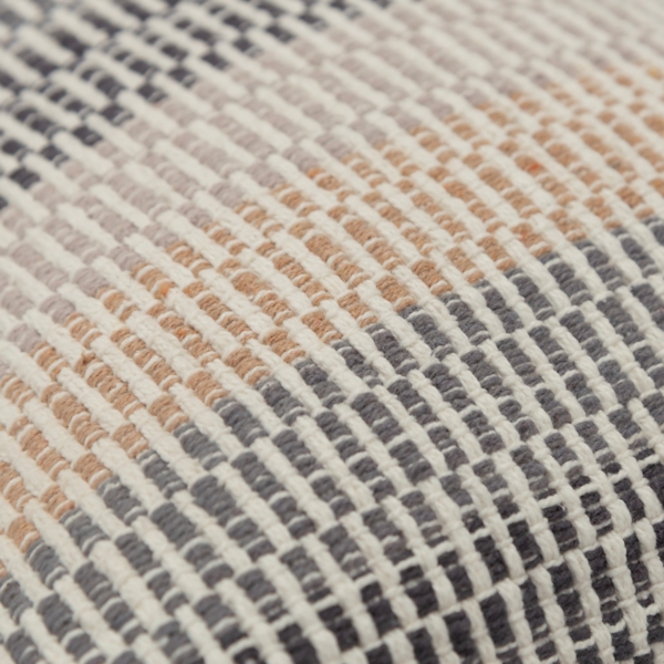 Neutral Ombre Stripe Throw Pillow