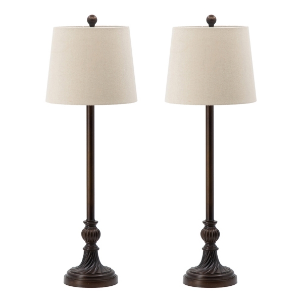 Tall Dark Brass Table Lamps, Set of 2 Kirklands Home