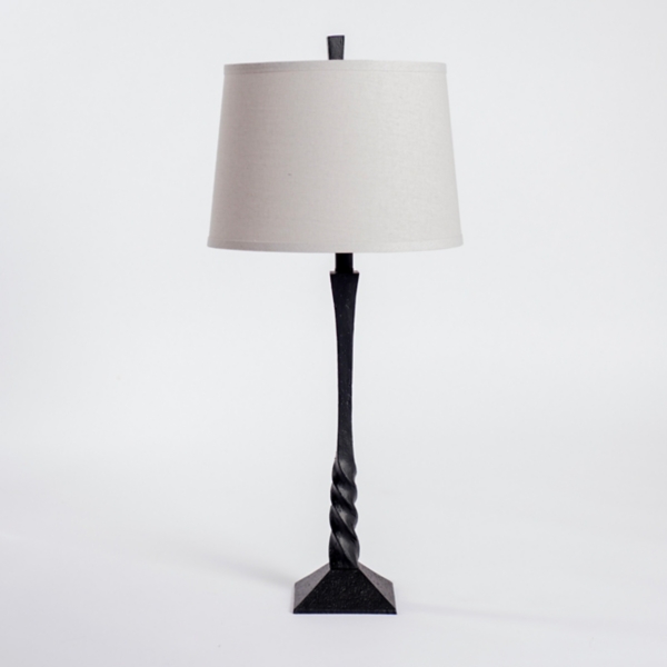 Black Cast Iron Table Lamp