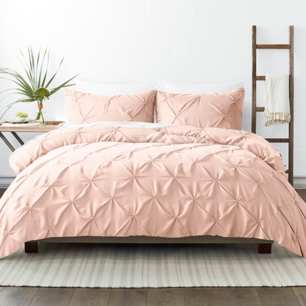 Blush Pinched 2pc. Twin Duvet Cover Set Kirklands Home