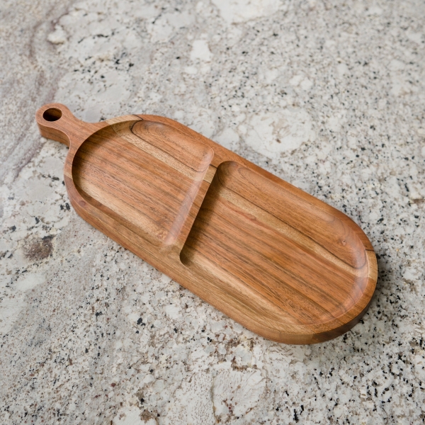 Acacia Two Section Serving Board