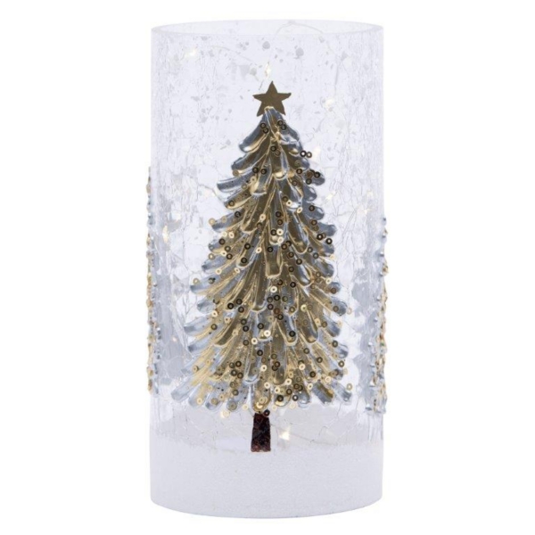 LED Gold Christmas Tree Vase Kirklands Home