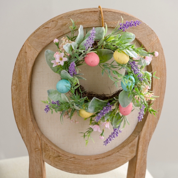 Lavender & Lamb's Ear Mini Wreath