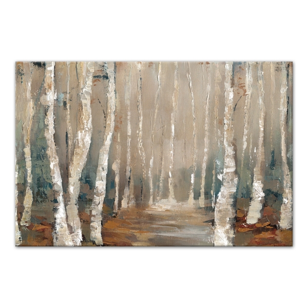 Birch Tree Landscape Canvas Art Print | Kirklands Home