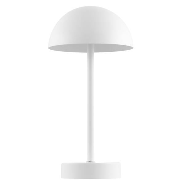 White Metal Rechargeable Table Lamp