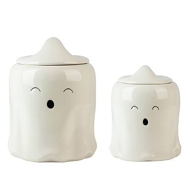 Scratch & Dent Country White Mom's Baking Co. Ceramic Cookie Jar Canister -  Things2Die4