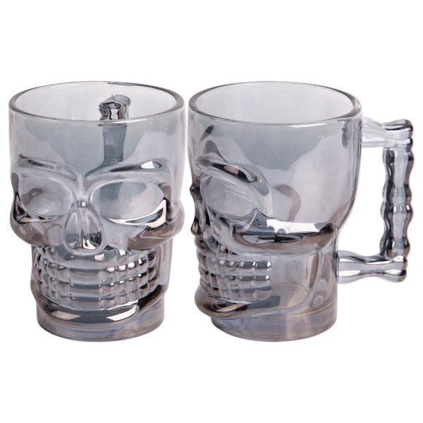 Smoke Skull Beer Mugs, Set of 2 Kirklands Home